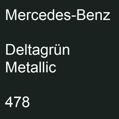 Mercedes-Benz, Deltagrün Metallic, 478.
